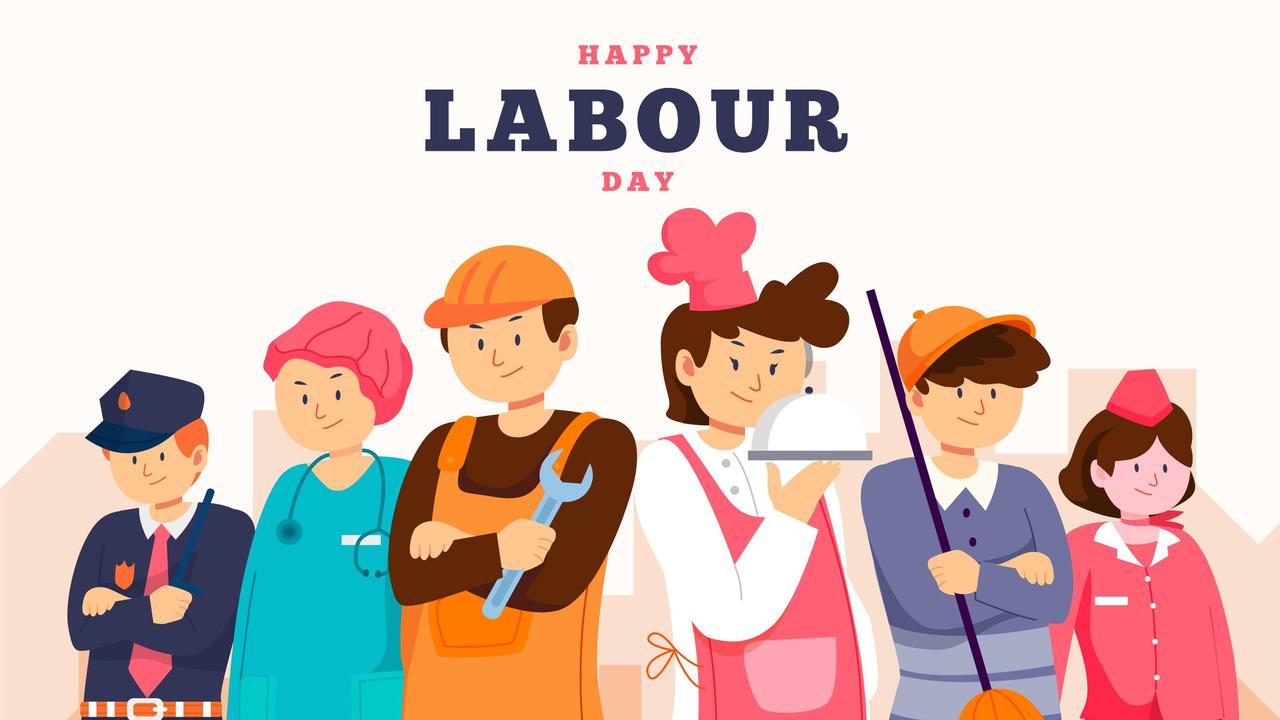 Ilustrasi hari buruh