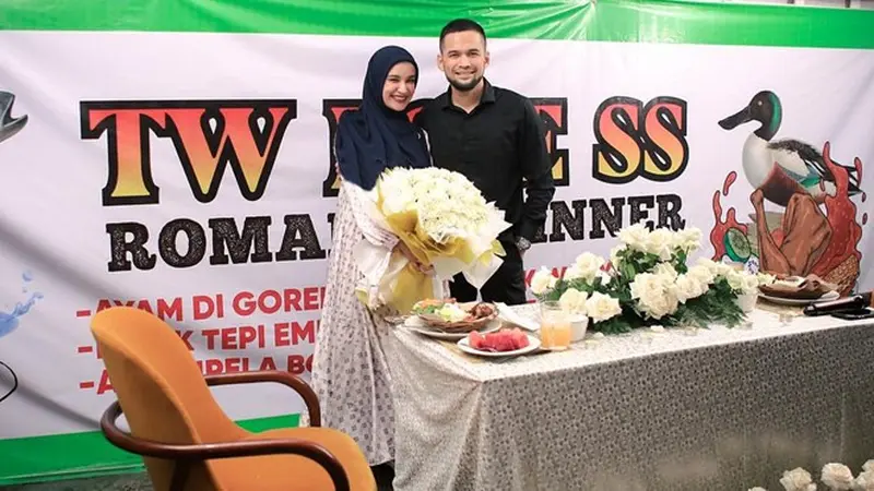 8 Potret Teuku Wisnu dan Shireen Sungkar Jalani Dinner Romantis Ini Kreatif Banget