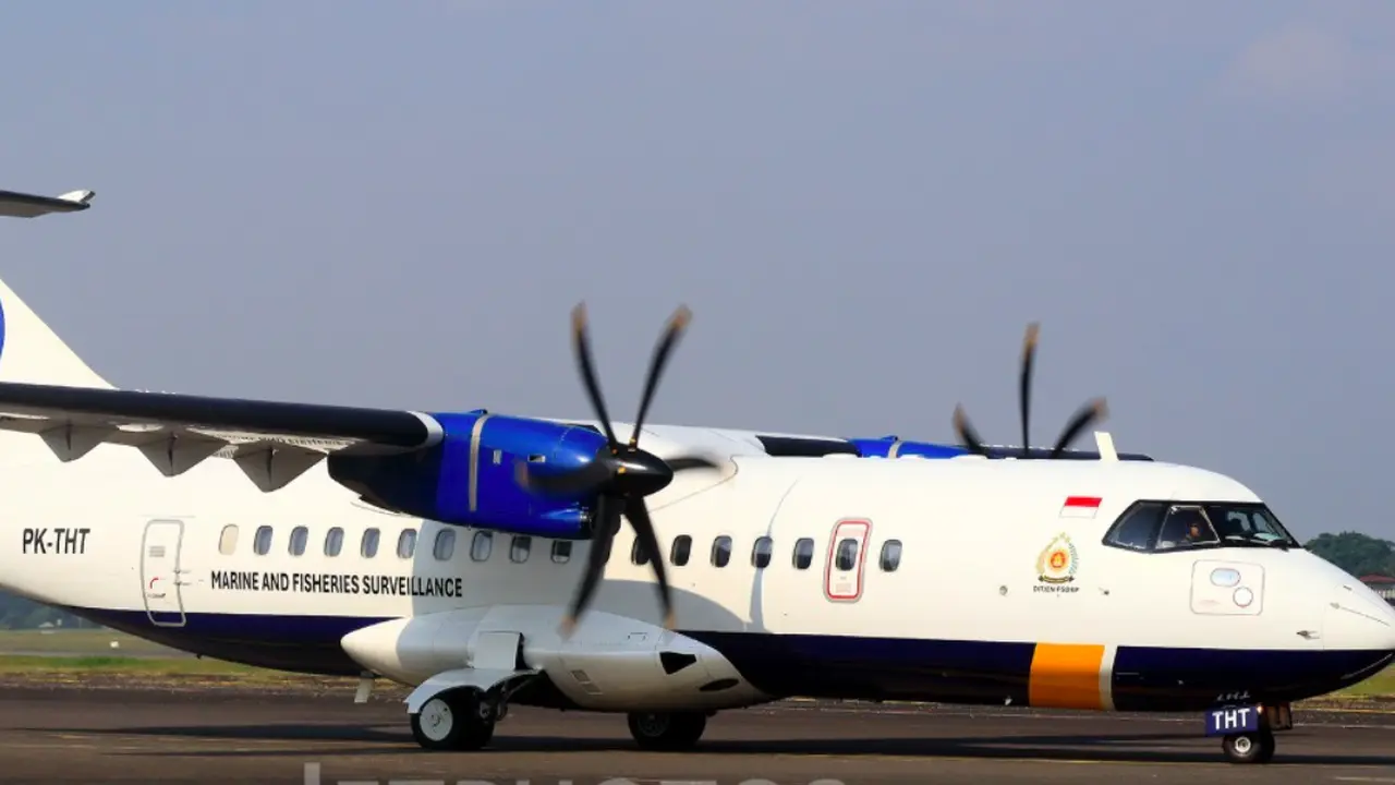 Pesawat ATR 400 atau ATR 42-500 rute Jogja-Makassar yang hilang kontak di Maros, Sulawesi Selatan. (Istimewa)