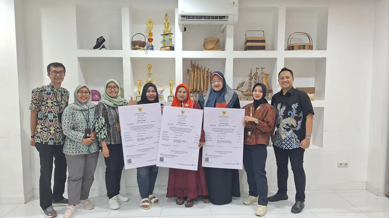 PT Permodalan Nasional Madani (PNM) bersama Masyarakat Ekonomi Syariah (MES) menyelenggarakan Pelatihan dan Program Penerbitan Sertifikat Halal Self Declare.
