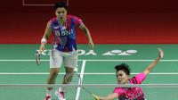 Apriyani Rahayu yang bersama Greysia Polii merebut medali emas Olimpiade Tokyo 2020 lalu akhirnya mulai dimainkan berpasangan dengan Siti Fadia Silva Ramadhanti sejak SEA Games Vietnam 2021, bulan Mei lalu. (Bola.com/Ikhwan Yanuar)