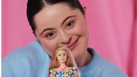 Boneka Barbie representasi Down Syndrome. (Dok. Instagram/@elliejg16_zebedeemodel/https://www.instagram.com/p/Crdf3IbNHzN/Dyra Daniera)