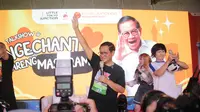 Pakai Kaus Tsubasa, Cagub Pramono Kumpul Bareng Komunitas Wota dan Wibu