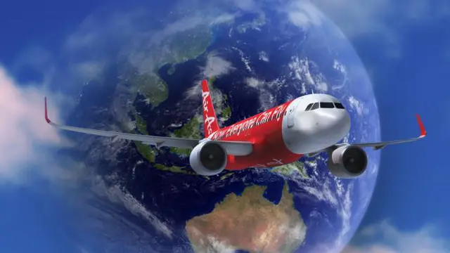 Ilustrasi Pesawat AirAsia (Liputan6.com/Andri Wiranuari)