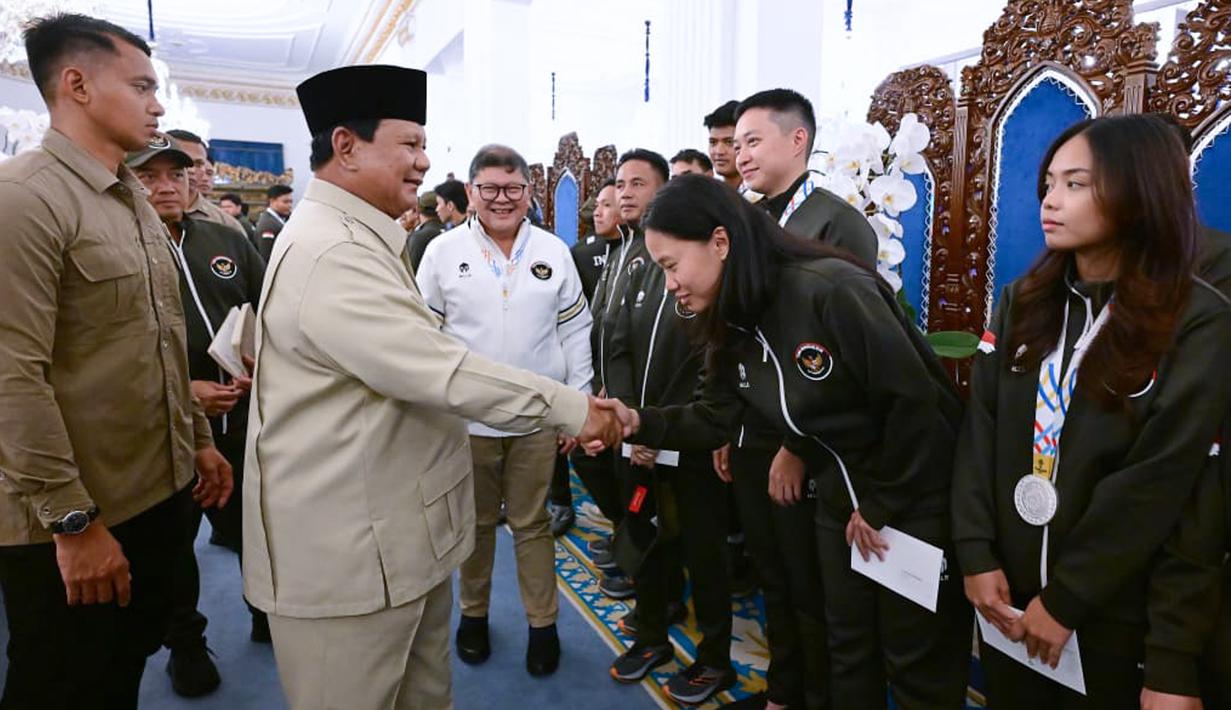 Atlet Indonesia di SEA Games ke-33 sukses membawa pulang 91 medali emas, 111 perak, dan 131 perunggu. (Foto: Muchlis Jr - BPMI Sekretariat Presiden)