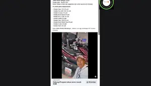Hoaks Promo Motor Murah Catut Nama Prabowo hingga Dedi Mulyadi, Cek Faktanya