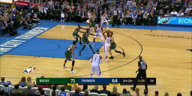 VIDEO : GAME RECAP NBA 2017-2018, Bucks 97 vs Thunder 95