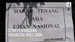 Ujian Nasional Berbasis Komputer untuk SMA digelar serentak di seluruh Indonesia. Di Solo, Jawa Tengah, pelaksanaan ujian nasional juga diikuti satu orang siswi penyandang tunanetra.