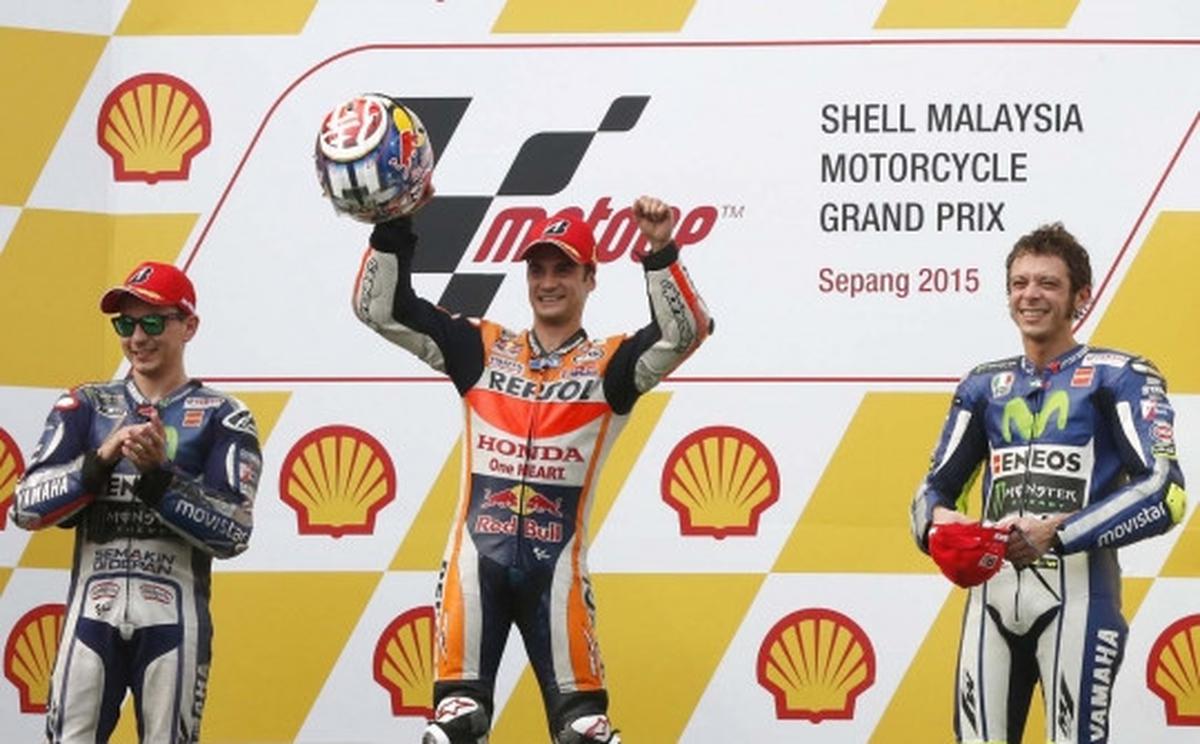 Dani Pedrosa melesat di posisi terdepan MotoGP Malaysia 2015