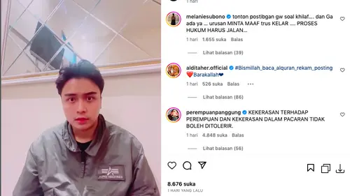 Melanie Subono Minta Proses Hukum Leon Dozan Tetap Berjalan Meski Sudah  Minta Maaf - ShowBiz Liputan6.com