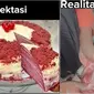 Cewek Ini Bikin Mille Crepes, Hasilnya Tidak Sesuai Ekspektasi Bak Dilumuri Sabun. (Sumber: TikTok/losss.dol)