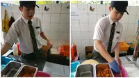 Murid SMK Ini Bantu Jualan Ibu Kantin Tanpa Dibayar, Alasannya Bikin Haru