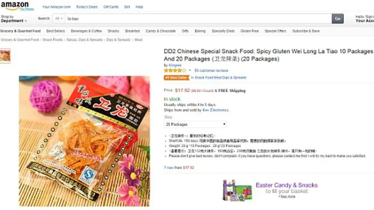 Spicy Sticks, Snack Populer Berbahaya dari Cina