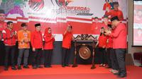 Sekretaris Jenderal DPP PDI Perjuangan (PDIP) Hasto Kristiyanto menghadiri Konferensi Daerah DPD sekaligus Konferensi Cabang DPC PDIP se-Kalimantan Utara. (Foto: Istimewa).