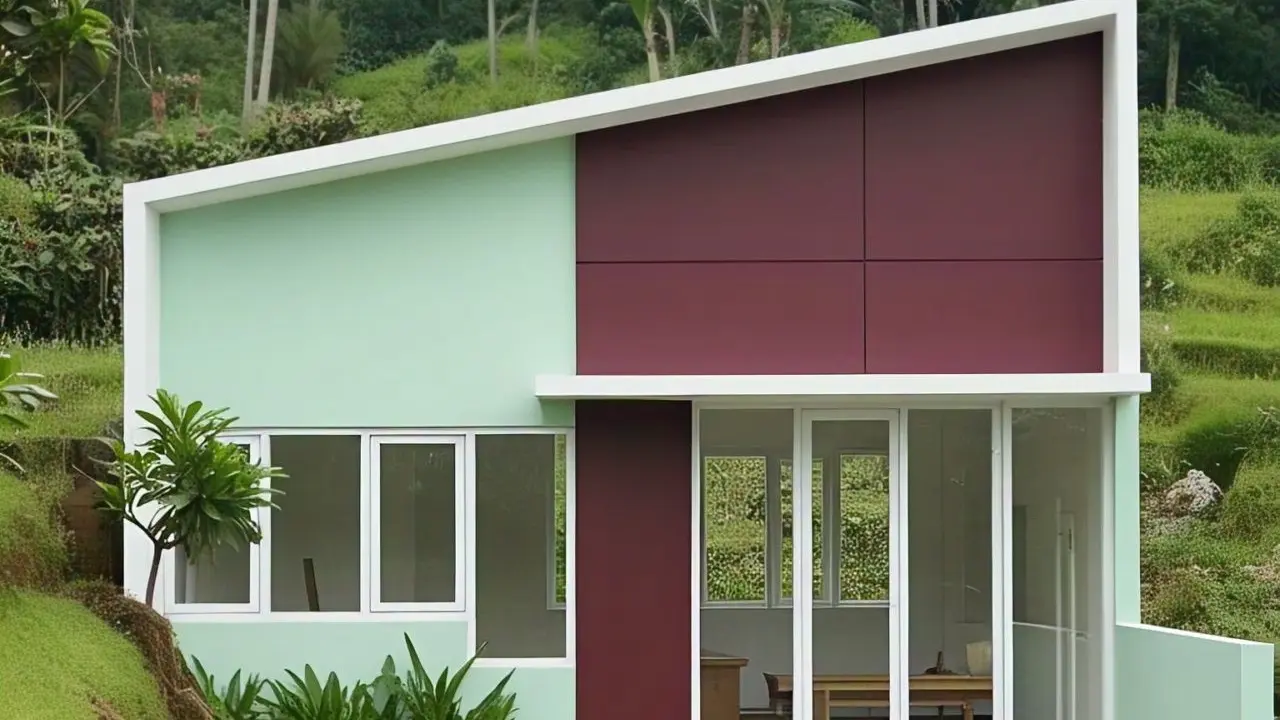 Ide Kombinasi Warna Cat Fasad Rumah/via Meta AI