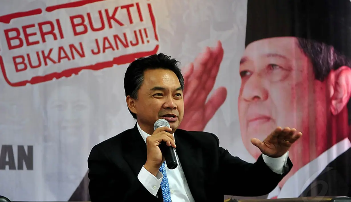 Diskusi dengan tema "Dinamika Politik Luar Negeri" di era pemerintahan SBY - Boediono, Jakarta, (16/10/14) (Liputan6.com/Johan Tallo)