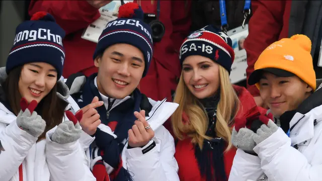 Hadiri Olimpiade Pyeongchang, Ivanka Trump Jadi Buruan Swafoto