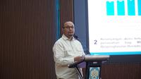 Direktur Jenderal Perumahan Perdesaan Imran saat menyampaikan paparan terkait emperkuat upaya menghadirkan hunian layak bagi seluruh rakyat Indonesia. (Istimewa)