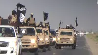 Pejuang ISIS di provinsi Kirkuk  -- bukan sekumpulan hipsters di Swedia.