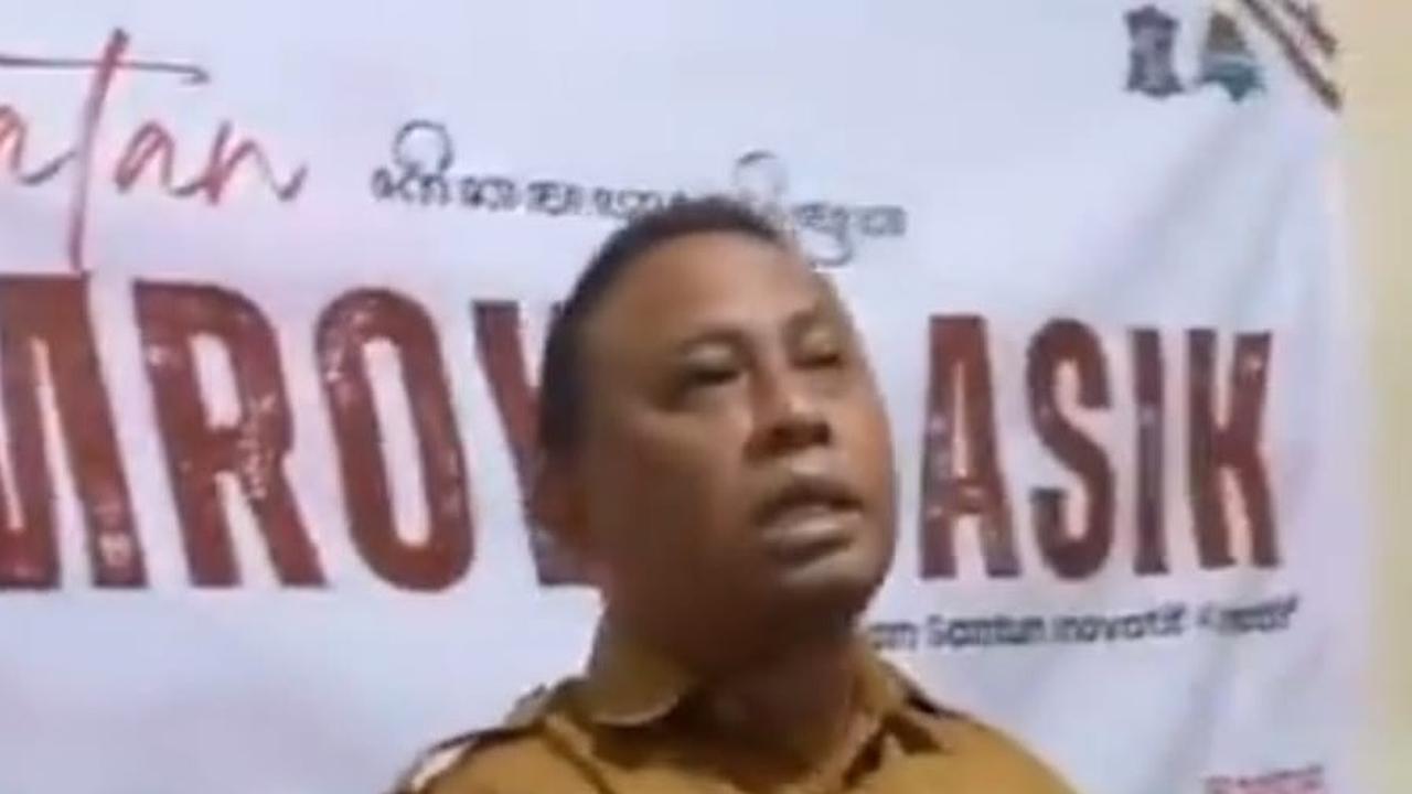 Viral Video Camat Sembunyikan  Perempuan di Bawah Meja