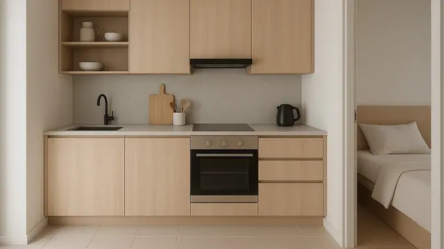 Desain Dapur Dekat Kamar Tidur