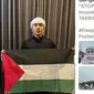 Viral Foto Riza Syah Bela Palestina di Monas di-Takedown (Sumber: Instagram/rizasyah)