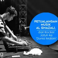 Jalan Al Ghazali menuju panggung DJ (Desain: Muhammad Iqbal Nurfajri/Bintang.com)