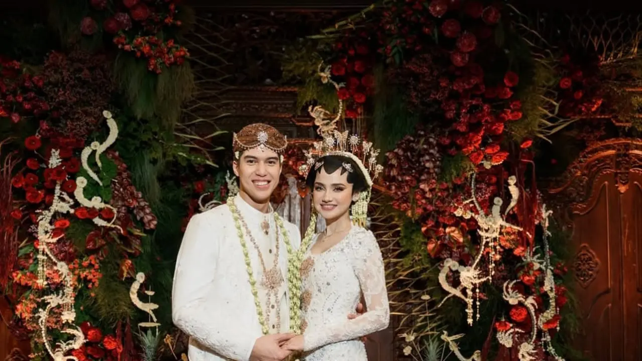 Pernikahan El Rumi dan Syifa Hadju. (Foto @derai.studio, via Instagram/ syifahadju)