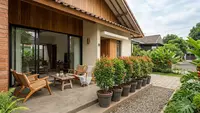 8 Tanaman dalam Pot untuk Membatasi Pandangan ke Teras, Solusi Hijau untuk Rumah yang Terlalu Terbuka