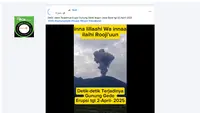 Ragam Hoaks Terkait Gunung Meletus, Simak Faktanya