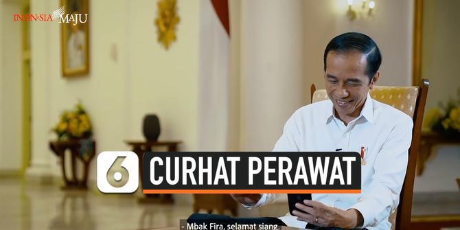 VIDEO: Ini Pesan Perawat Rumah Sakit Saat Curhat ke Presiden Jokowi