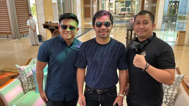 Manny Pacquiao berkolaborasi dengan atlet tinju Fahd Adityo Oscar atau King Fahd (35)