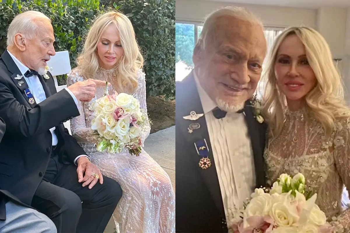 Astronot Buzz Aldrin menikah di usia 93 tahun