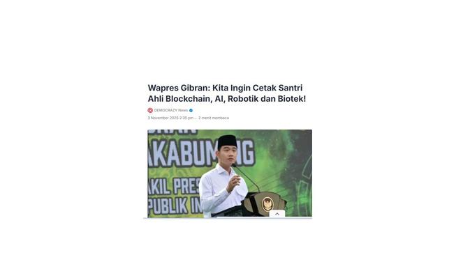 <p>Cek fakta artikel Gibran meminta rakyat menyisihkan hartanya untuk membantu negara yang sedang kesusahan</p>