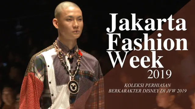 Uniknya perhiasan karakter Disney dipamerkan di Jakarta Fashion Week 2019.