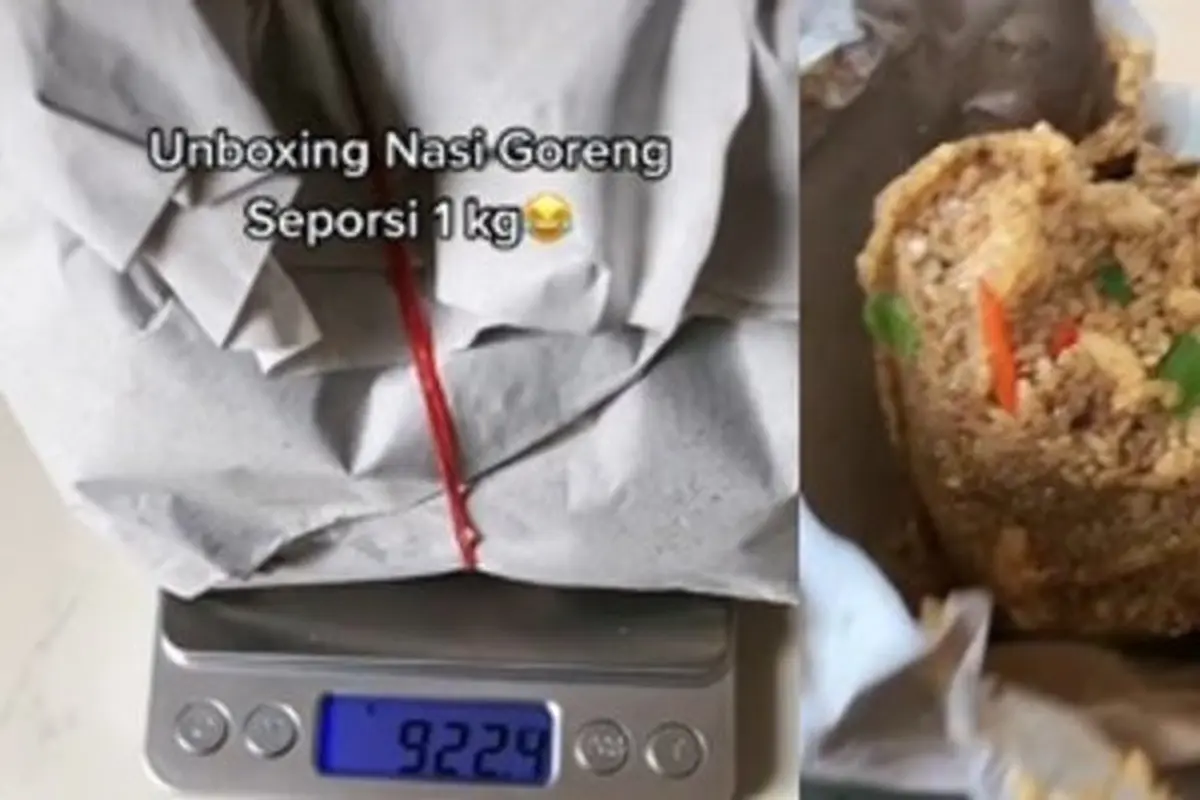 Pria Ini Beli Nasi Goreng Seberat 1 Kilogram, Harganya Bikin Geleng Kepala