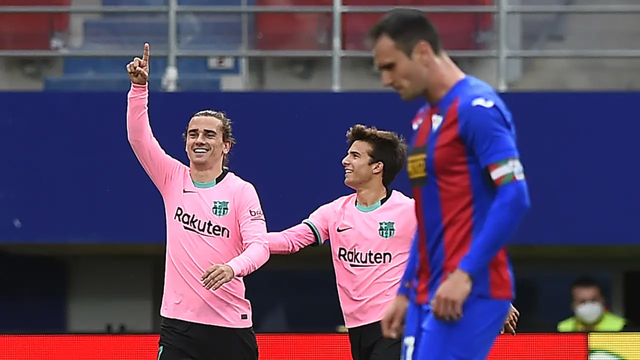 Foto Liga Spanyol: Tanpa Lionel Messi, Barcelona Tekuk Eibar
