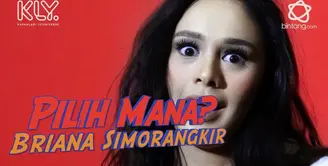 Bagaimana ekspresi Briana Simorangkir begitu mendengar dua pernyaan sulit dalam hidupnya yang diajukan bintang.com