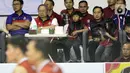 Dengan hasil ini, Indonesia menempati peringkat kedua klasemen sementara SEA V League 2023. (Liputan6.com/Helmi Fithriansyah)