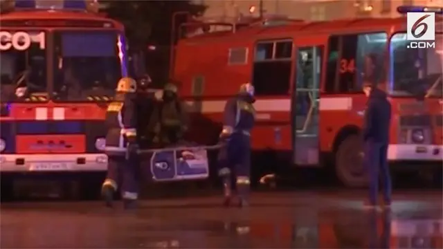 VIDEO: Bom Meledak di Supermarket St Petersburg, 10 Orang Terluka