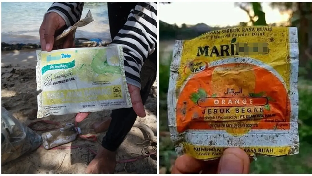4 Penemuan Bungkus Makanan Ini Bukti Sampah Plastik Sulit Terurai