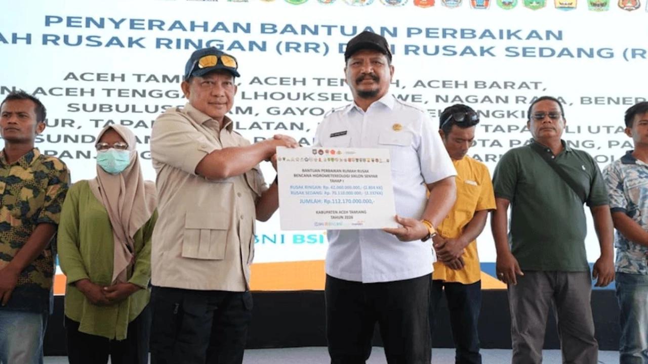Lebih dari Rp500 Miliar Tersalurkan untuk Perbaikan Rumah Penyintas Bencana Sumatera