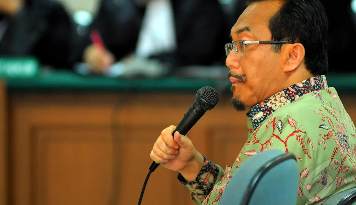 Uang yang diterima Suswono saat ia menjabat sebagai anggota DPR dan uang itu telah diserahkan ke KPK, Pengadilan Tipikor, Jakarta, Rabu (4/6/2014) (Liputan6.com/Faisal R Syam).