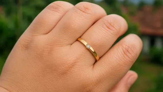 Jari Gendut Cocok Pakai Cincin Model Apa/Ilustrasi gambar oleh AI