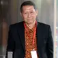 Mantan Direktur Utama PT Pelindo II, Richard Joost Lino (RJ Lino) memenuhi panggilan penyidik KPK di Jakarta, Kamis (23/1/2020). RJ Lino diperiksa sebagai tersangka kasus dugaan korupsi proyek pengadaan tiga unit Quay Container Crane (QCC) di PT Pelindo II. (merdeka.com/Dwi Narwoko)