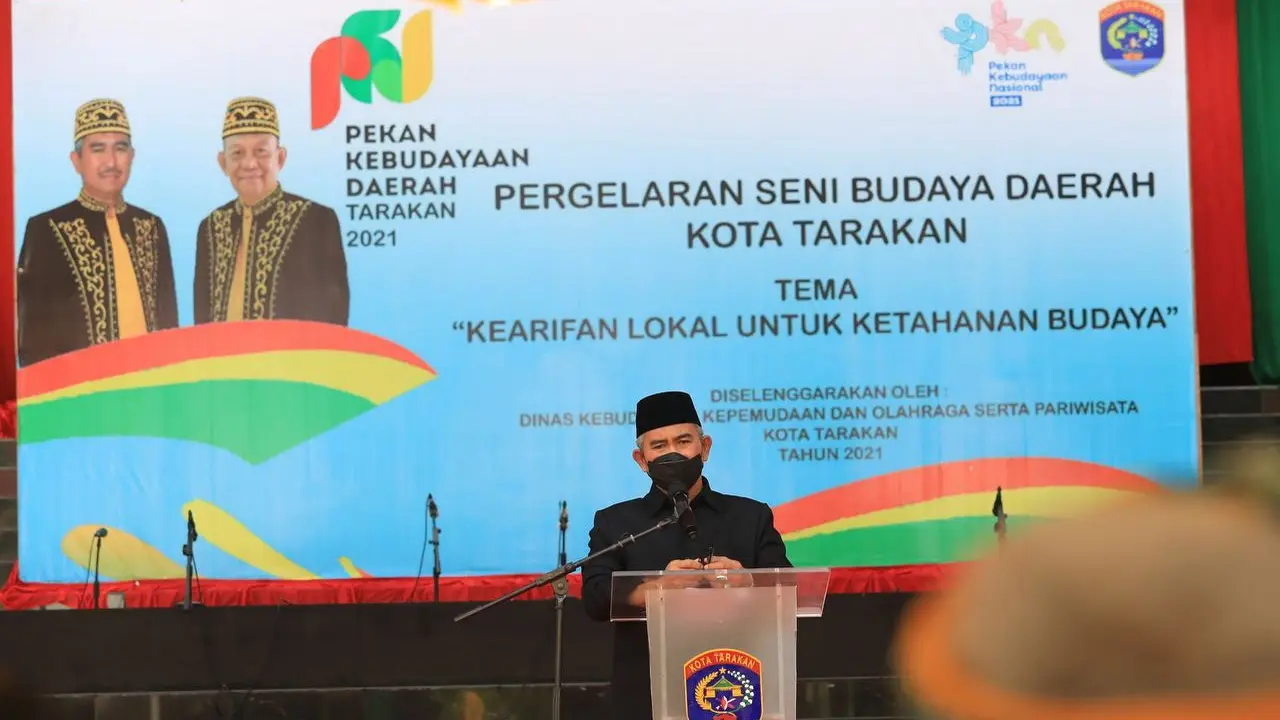Wali Kota Khairul Resmikan Pekan Kebudayaan Daerah Kota Tarakan 2021