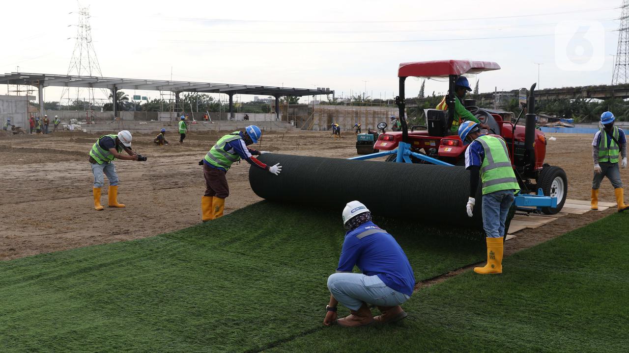 Dua Lapangan Latihan Jakarta International Stadium akan Gunakan Rumput Hybrid