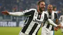 7. Gonzalo Higuain (Juventus) -  33 gol dalam 42 laga. (Reuters/Tony Gentile)