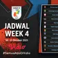 Jadwal Liga 2 2021 pekan keempat