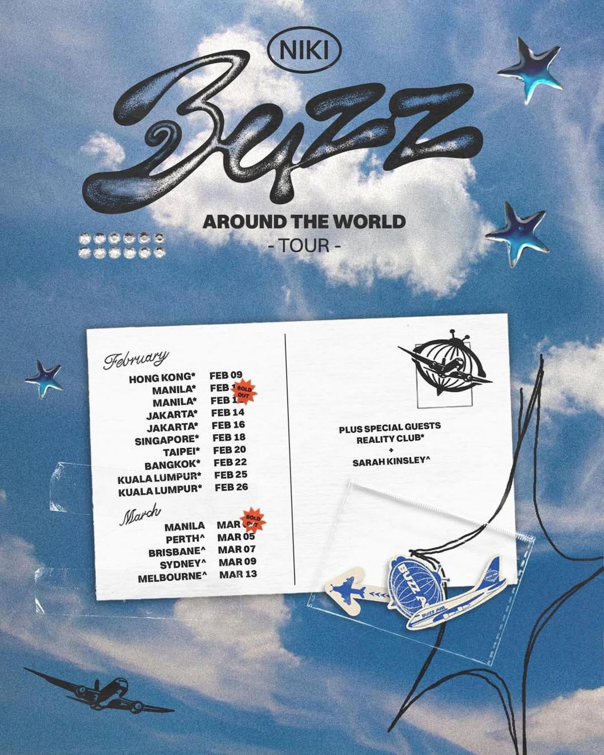 Niki Zefanya Bagikan Dress Code untuk Konser Buzz: Around The World Tour Asia dan Australia